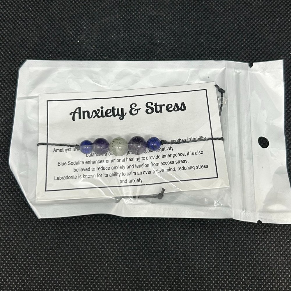 New! Anxiety & Stress healing beaded bracelet